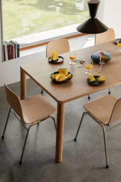 Hem Touchwood stol, naturell bok - krom