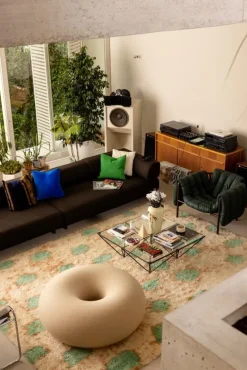 Hem Velvet kudde, 50 x 50 cm, blå