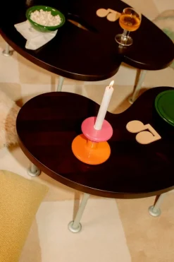 Hem Worm soffbord, litet, brunt - stål