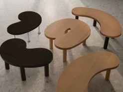 Hem Worm soffbord, litet, brunt - stål