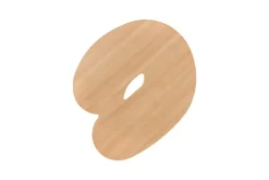 Hem Worm soffbord, runt, bok - stål