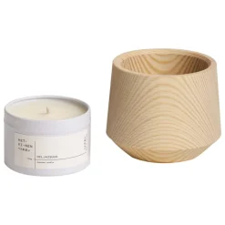 Hetkinen Pine doftljus i ljushållare, set, Hiljaisuus