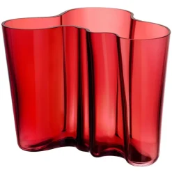 Iittala Aalto vas 160 mm, cranberry