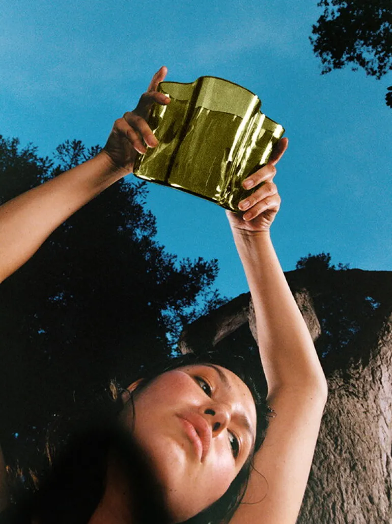 Iittala Aalto vas, 140 mm, finsk sand, begränsad upplaga