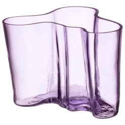 Iittala Aalto vas, 140 mm, ljuslila