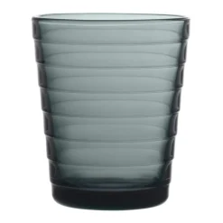 Iittala Aino Aalto tumblerglas 22 cl, 2-pack, mörkgrå