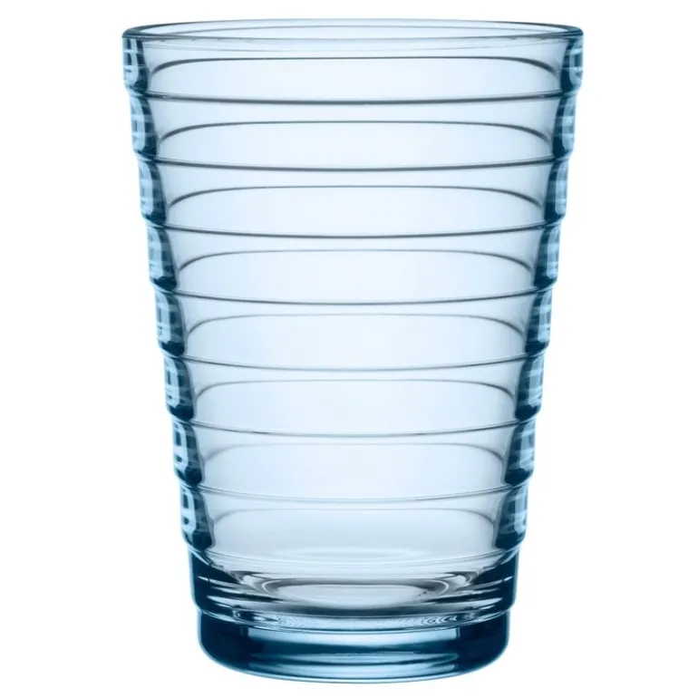 Iittala Aino Aalto tumblerglas 33 cl, 2-pack, aqua