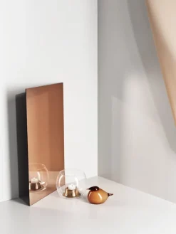 Iittala Kaasa värmeljushållare, klar - roséguld