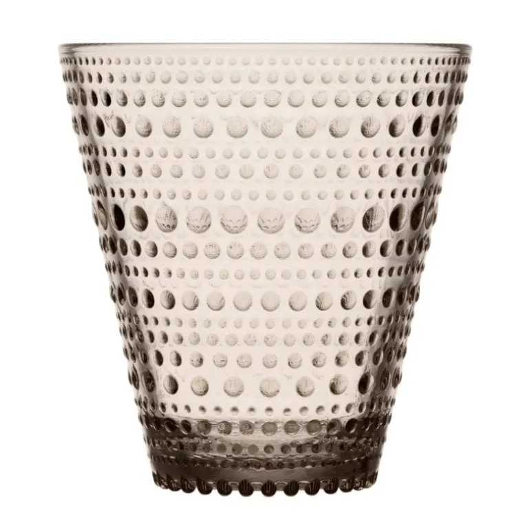 Iittala Kastehelmi glas, 30 cl, 2-pack, linne