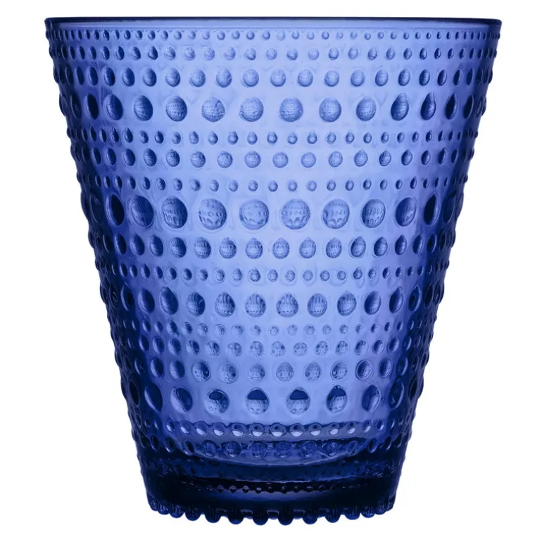 Iittala Kastehelmi glas 30 cl, 2-pack, ultramarinblå