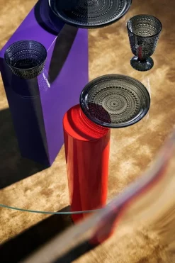 Iittala Kastehelmi tallrik 248 mm, mörkgrå