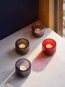 Iittala Kastehelmi värmeljushållare 64 mm, grå