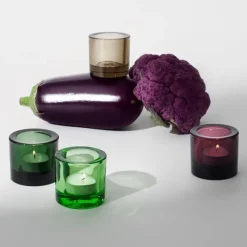 Iittala Kivi värmeljushållare, tallgrön