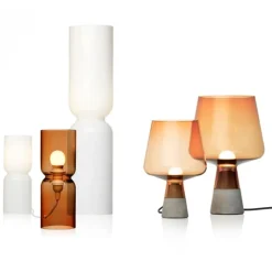 Iittala Leimu bordslampa 38 cm, koppar