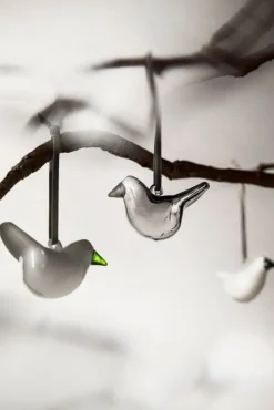 Iittala Miniglasfågel, 3-pack, grå