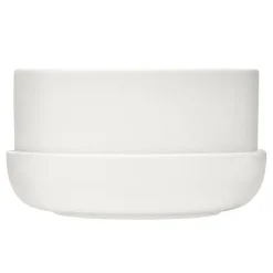Iittala Nappula blomkruka med fat, 240 x 130 mm, vit
