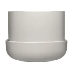 Iittala Nappula blomkruka med fat, 170 x 130 mm, blekgrå