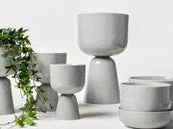 Iittala Nappula blomkruka, 230 x 155 mm, blekgrå