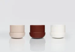 Iittala Nappula blomkruka med fat 170 x 130 mm, vit