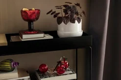 Iittala Nappula blomkruka med fat 170 x 130 mm, vit