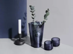 Iittala Nappula ljushållare 107 mm, mörkgrå