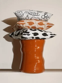 Iittala OTC Cheetah kuddfodral, 47 x 47 cm, svart - vit