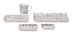 Iittala OTC Helle A6 tallrik, 10 x 15 cm, blå - brun