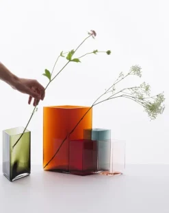 Iittala Ruutu vas, 115 x 140 mm, tranbär