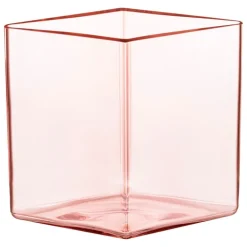 Iittala Ruutu vas, 205 x 180 mm, laxrosa
