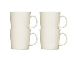 Iittala Teema mugg 0,3 l, vit, 4 st