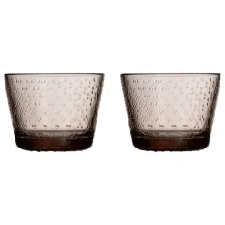 Iittala Tundra glas, 16 cl, 2-pack, linne
