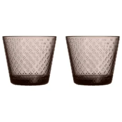 Iittala Tundra glas, 29 cl, 2-pack, linne