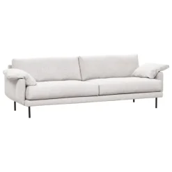 Interface Bebé soffa, 226 cm, beige Muru 472 - svart metall