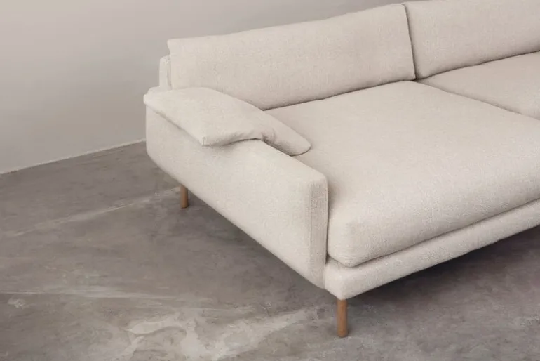 Interface Bebé soffa m/ chaise longue, vänster, grå Muru 470 - ek