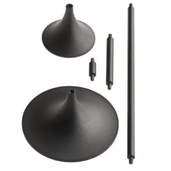 Karakter Jazz ljusstake, svart