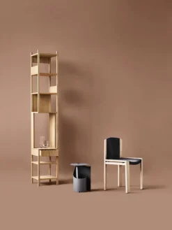 Karakter Lungangolo hylla, vänster, oljad ek