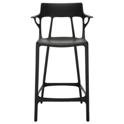 Kartell A.I. barstol, 65 cm, svart