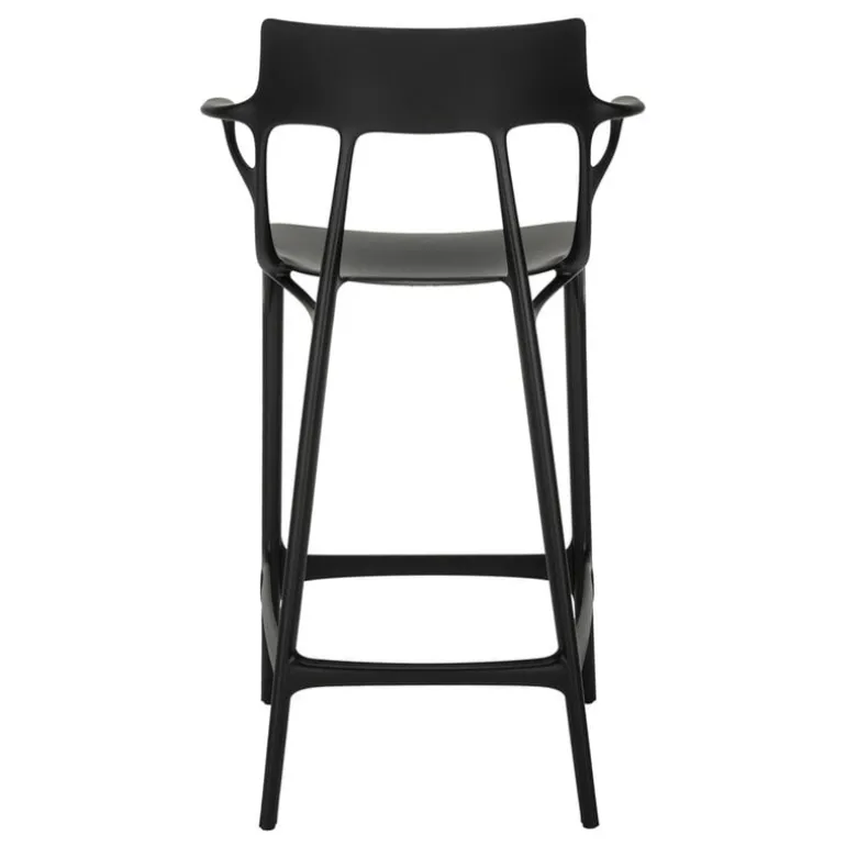 Kartell A.I. barstol, 65 cm, svart