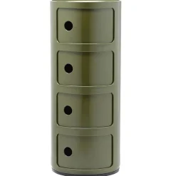 Kartell Componibili förvaringsmöbel, 4 fack, grön