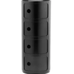 Kartell Componibili förvaringsmöbel, 4 fack, svart