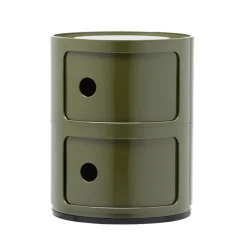 Kartell Componibili förvaringsmöbel, 2 fack, grön