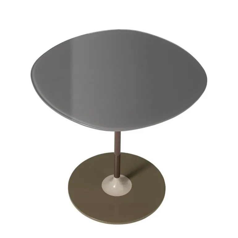 Kartell Thierry sidobord, 45 x 45 cm, grå