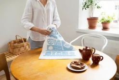 Kauniste Keittiössä kökshandduk, blå