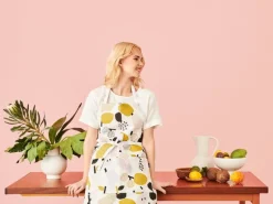 Kauniste Tutti Frutti förkläde, olivgrön