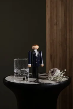 Kay Bojesen Denmark Brudgum, blå - svart - vit