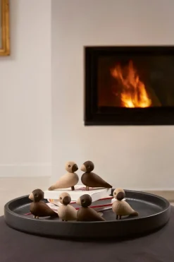 Kay Bojesen Denmark Lovebirds 2 delar, ek - rökt ek