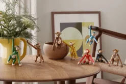 Kay Bojesen Denmark Träapa, mini, vintagegul