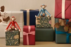 Kay Bojesen Denmark Träapa, mini, vintageröd