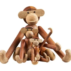 Kay Bojesen Denmark Wooden Monkey, medium, teak