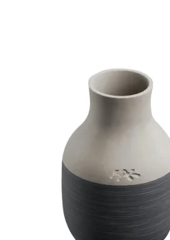 Kähler Omaggio Circulare vas, 12,5 cm, antracitgrå